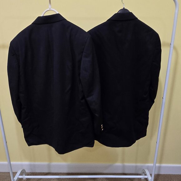 2 Men's Blazers, Dark Blue, Sizes 42 and 38 - Picture 6 of 12